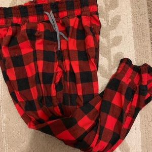 Plaid joggers